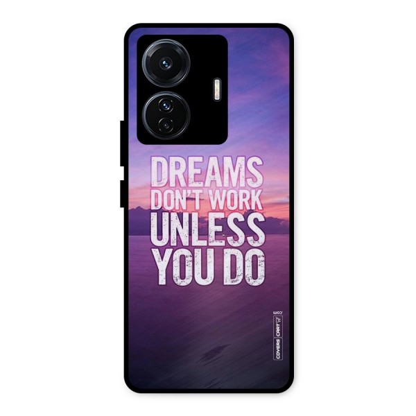 Dreams Work Metal Back Case for iQOO Z6