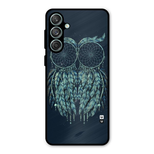 Dreamy Owl Catcher Metal Back Case for Galaxy M55 5G