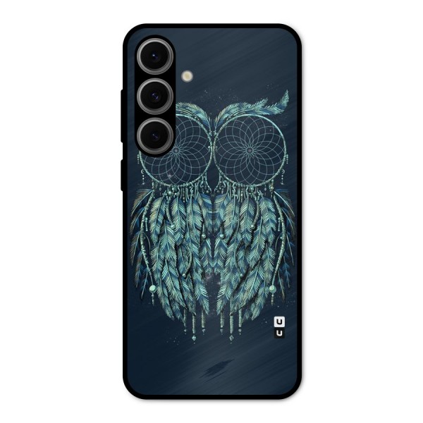Dreamy Owl Catcher Metal Back Case for Galaxy S24 FE