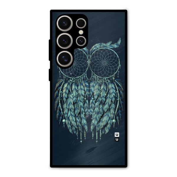 Dreamy Owl Catcher Metal Back Case for Galaxy S24 Ultra