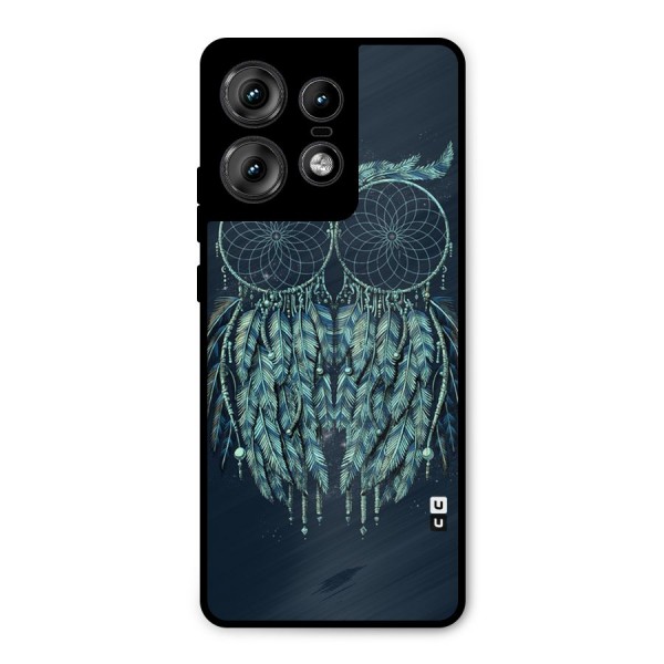 Dreamy Owl Catcher Metal Back Case for Motorola Edge 50 Pro