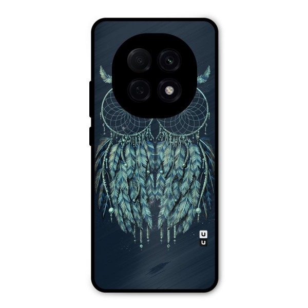 Dreamy Owl Catcher Metal Back Case for Oppo F29 Pro