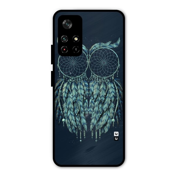 Dreamy Owl Catcher Metal Back Case for Poco M4 Pro 5G