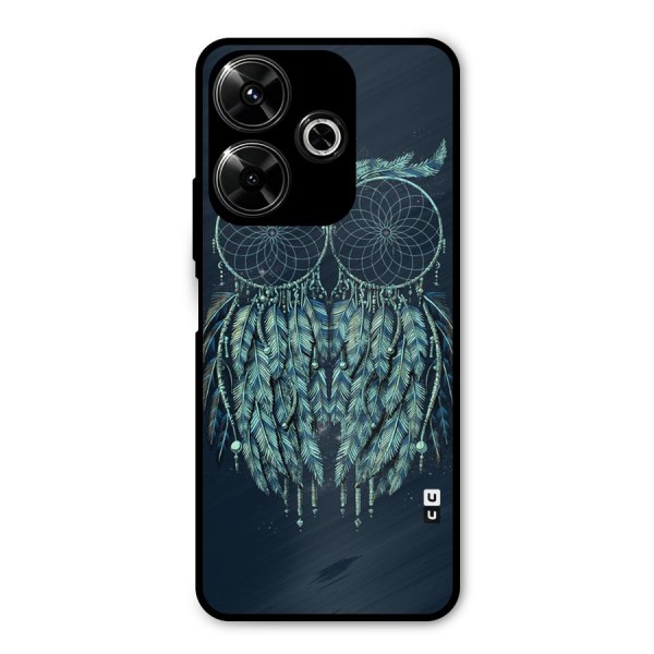 Dreamy Owl Catcher Metal Back Case for Poco M6 Plus