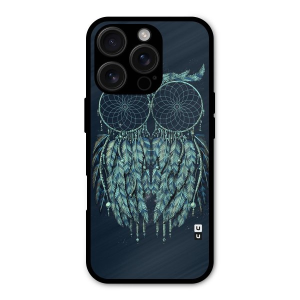 Dreamy Owl Catcher Metal Back Case for iPhone 16 Pro