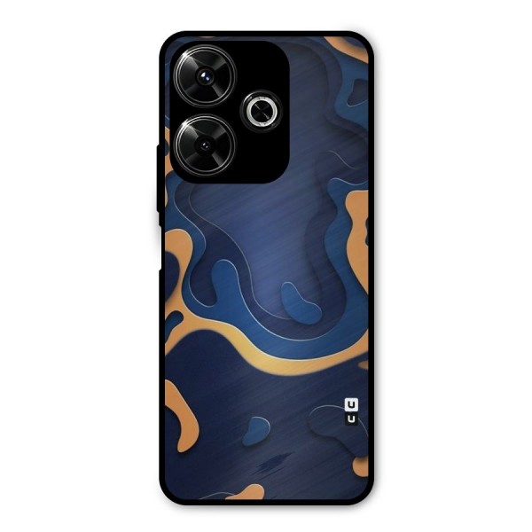 Drops Flow Metal Back Case for Poco M6 Plus