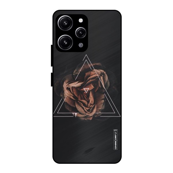 Dusty Rose Glass Back Case for Redmi 12 4G