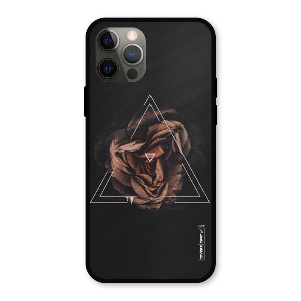 Dusty Rose Metal Back Case for iPhone 12 Pro