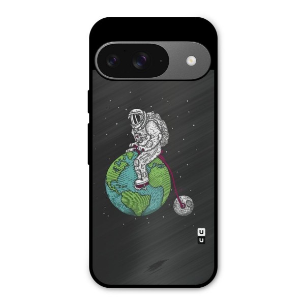 Earth Space Doodle Metal Back Case for Google Pixel 9