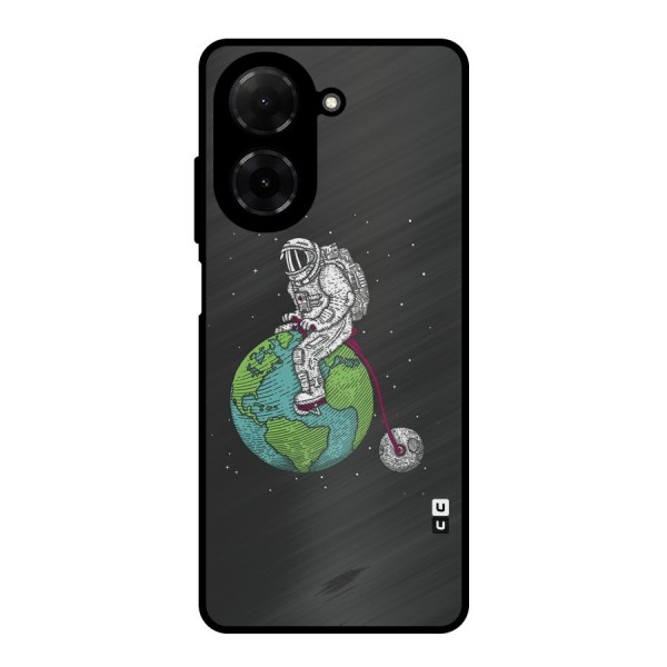 Earth Space Doodle Metal Back Case for Poco C71
