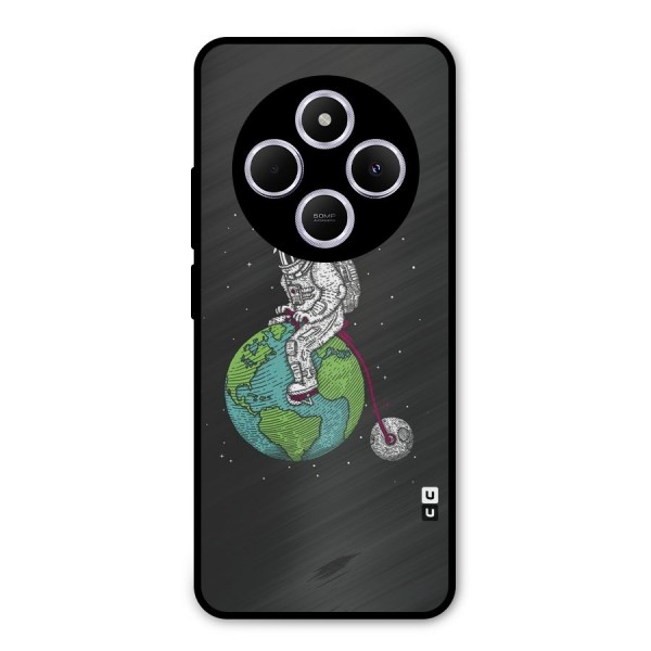 Earth Space Doodle Metal Back Case for Poco C75 5G