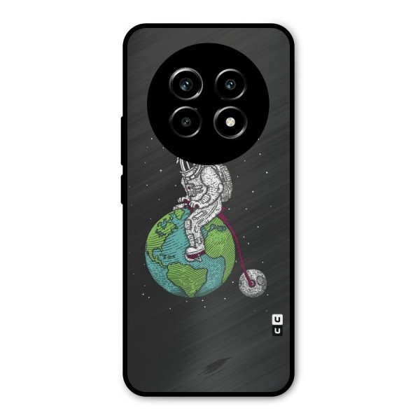Earth Space Doodle Metal Back Case for Realme 13 Pro