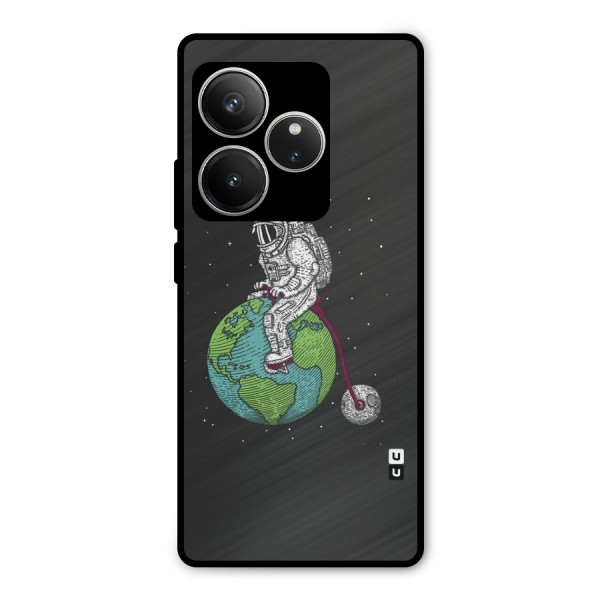 Earth Space Doodle Metal Back Case for Realme GT 6