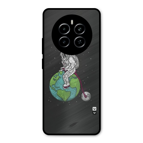 Earth Space Doodle Metal Back Case for Realme P1