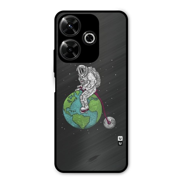 Earth Space Doodle Metal Back Case for Redmi 13 5G
