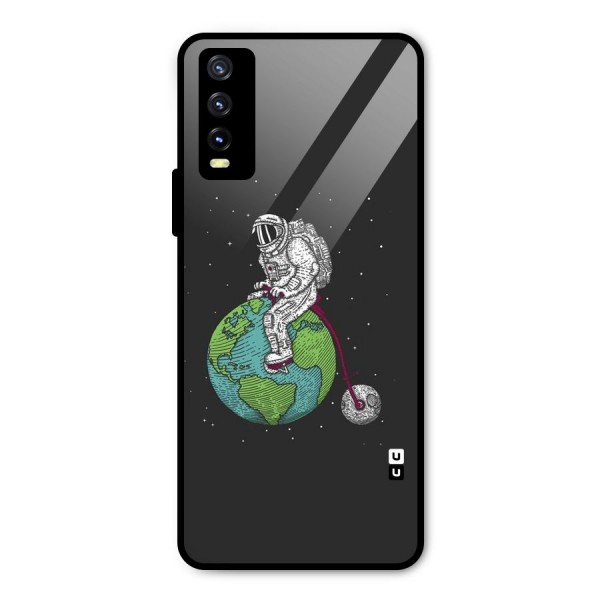 Earth Space Doodle Metal Back Case for Vivo Y20i