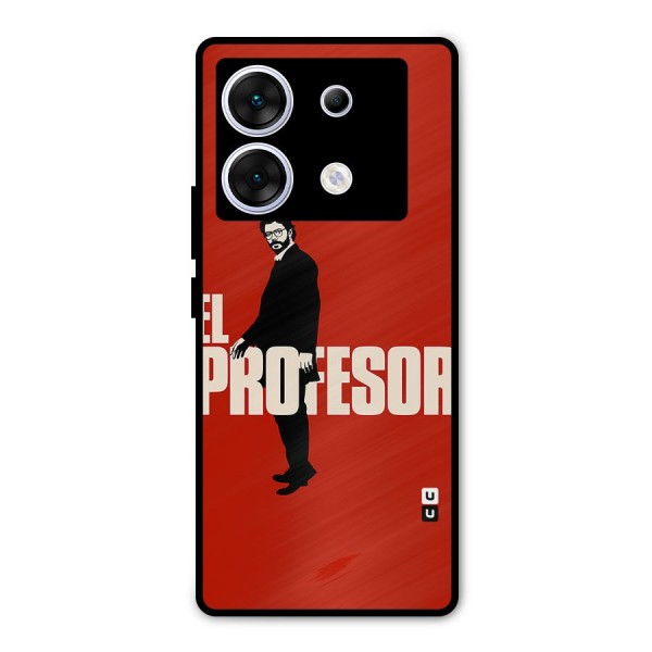 El Profesor Minimalist Metal Back Case for Infinix Zero 30 5G