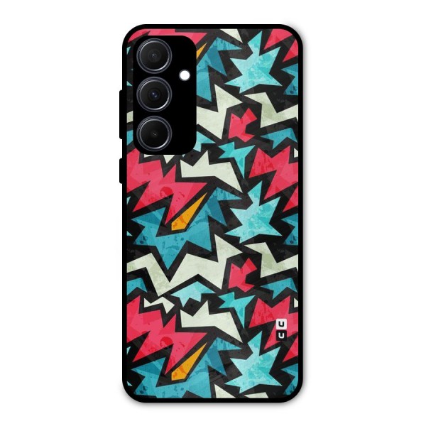 Electric Color Design Metal Back Case for Galaxy A35