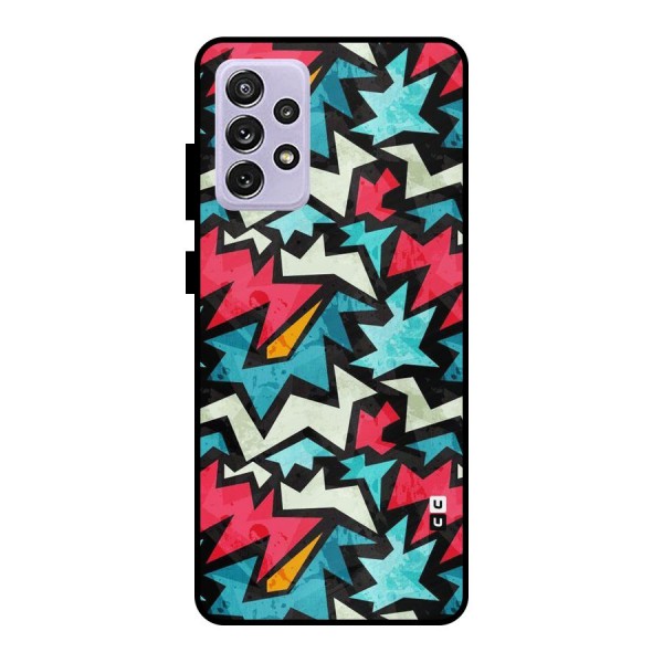 Electric Color Design Metal Back Case for Galaxy A72
