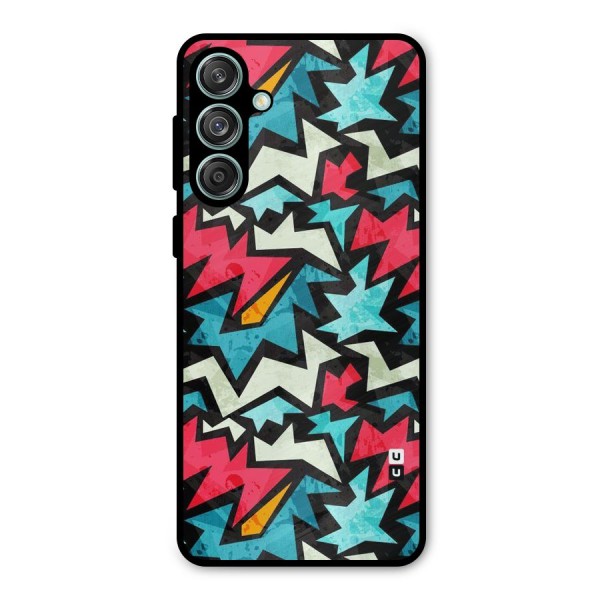 Electric Color Design Metal Back Case for Galaxy M55 5G