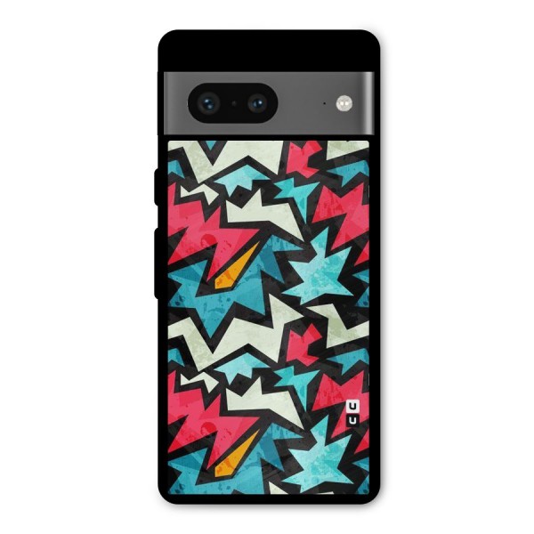 Electric Color Design Metal Back Case for Google Pixel 7