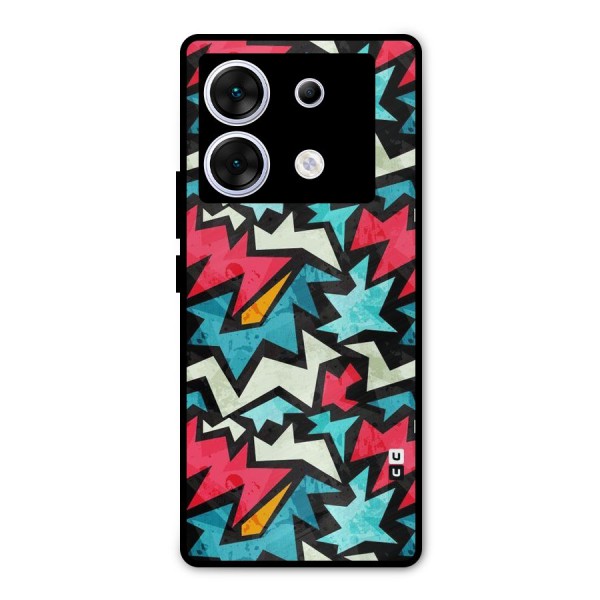 Electric Color Design Metal Back Case for Infinix Zero 30 5G
