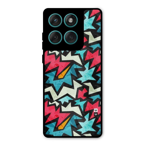 Electric Color Design Metal Back Case for Motorola Edge 60