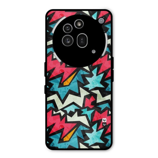 Electric Color Design Metal Back Case for Nothing Phone 3a Pro