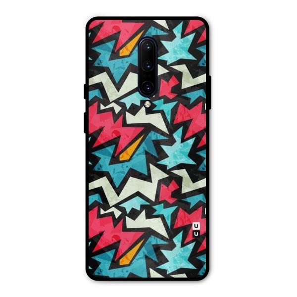 Electric Color Design Metal Back Case for OnePlus 7 Pro