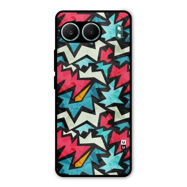 Electric Color Design Metal Back Case for OnePlus Nord 4