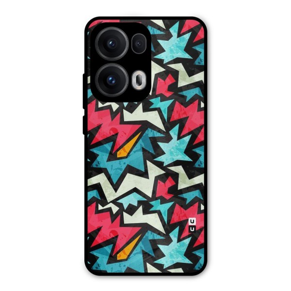Electric Color Design Metal Back Case for Oppo Reno13 Pro