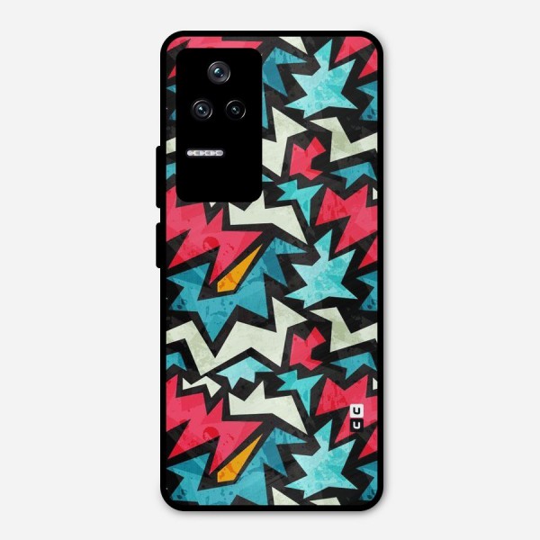 Electric Color Design Metal Back Case for Poco F4 5G