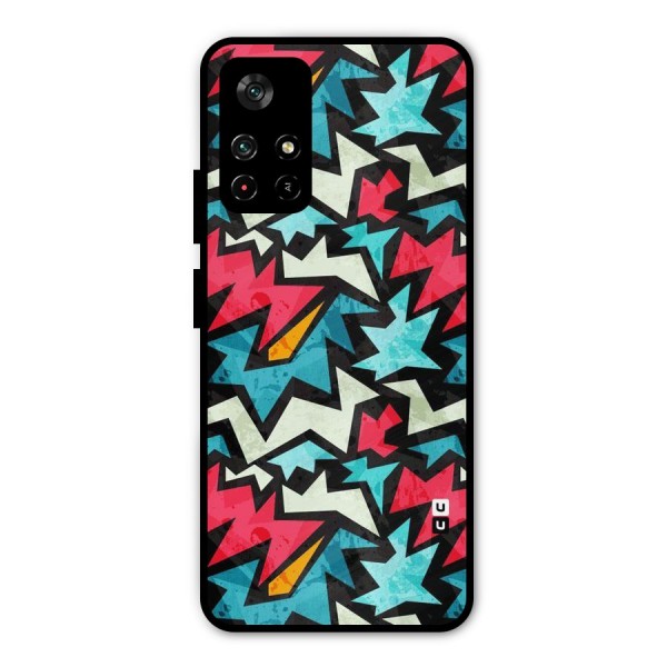 Electric Color Design Metal Back Case for Poco M4 Pro 5G