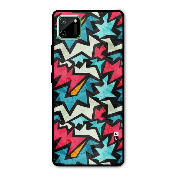 Electric Color Design Metal Back Case for Realme C11