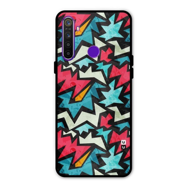 Electric Color Design Metal Back Case for Realme Narzo 10
