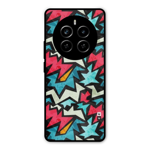 Electric Color Design Metal Back Case for Realme P1 Pro