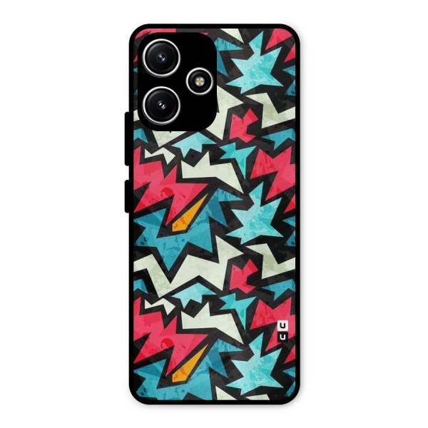 Electric Color Design Metal Back Case for Redmi 12 5G