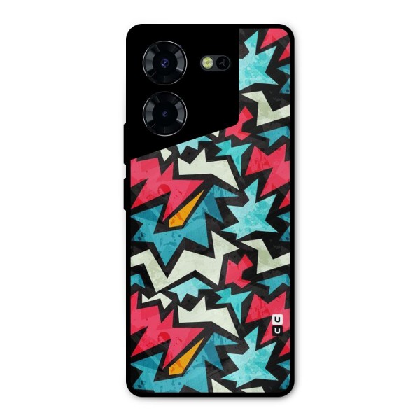 Electric Color Design Metal Back Case for Tecno Pova 5 Pro 5G