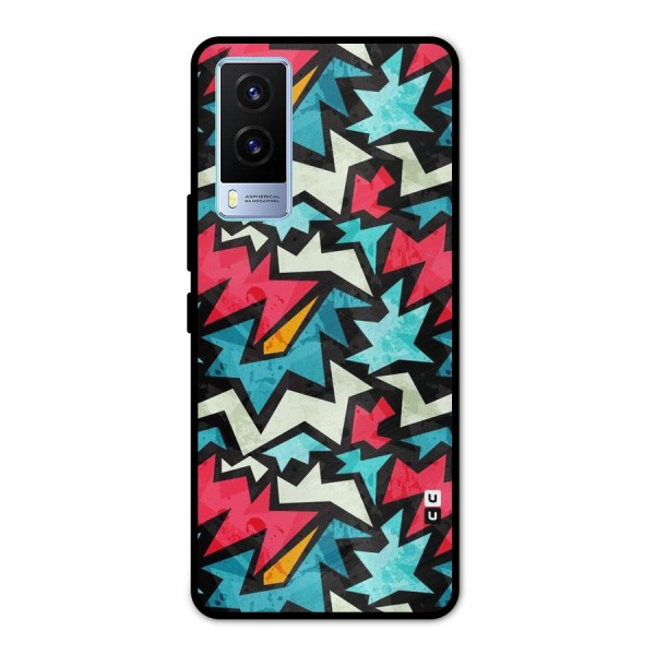 Electric Color Design Metal Back Case for Vivo V21e 5G