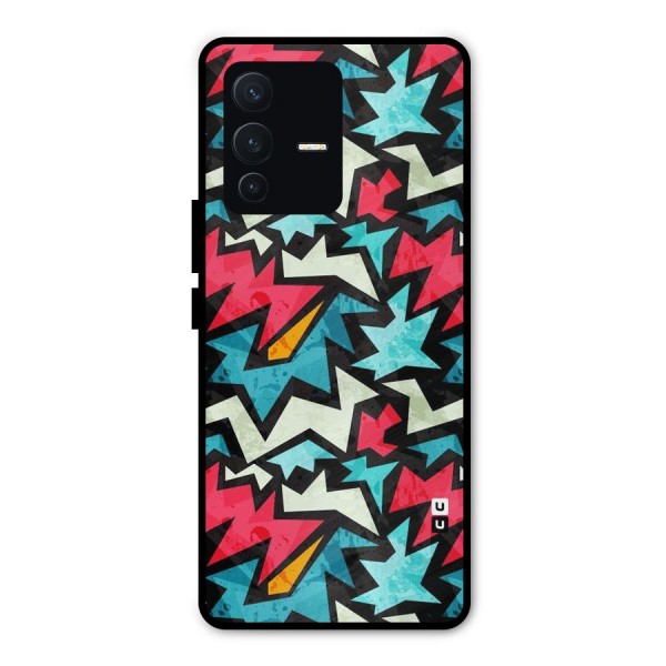 Electric Color Design Metal Back Case for Vivo V23 Pro