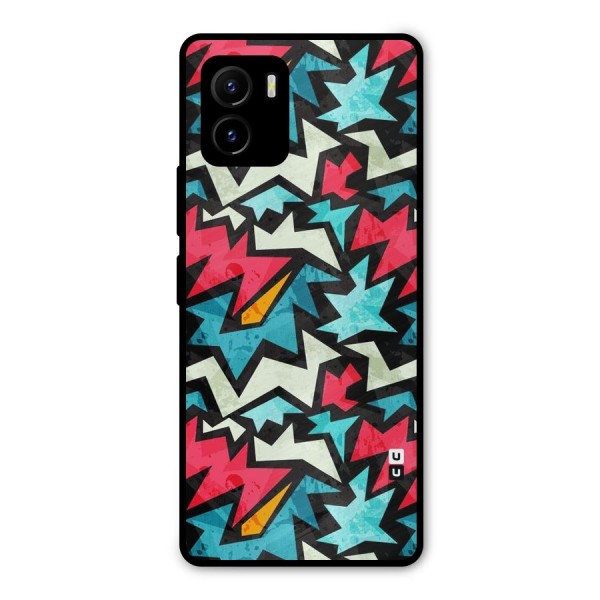 Electric Color Design Metal Back Case for Vivo Y15s