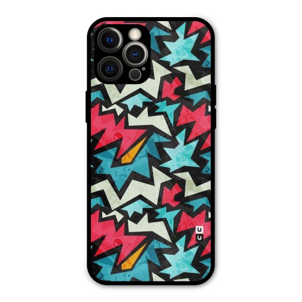 Electric Color Design Metal Back Case for iPhone 12 Pro Max