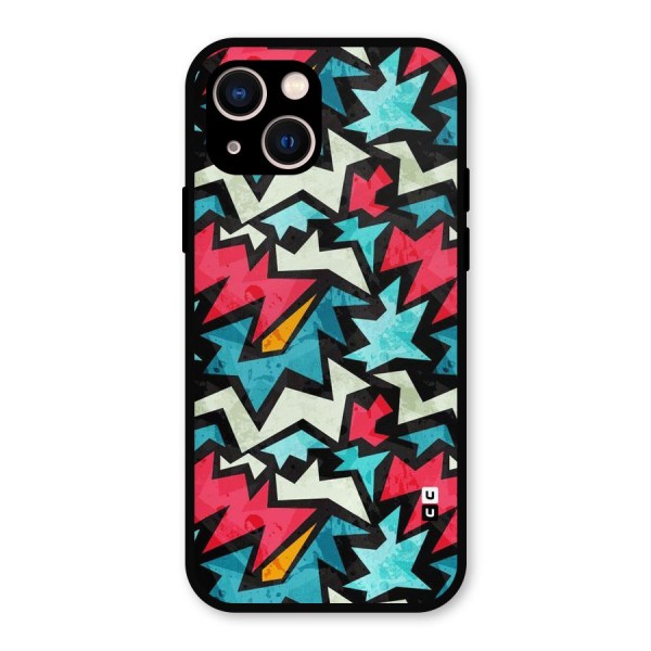 Electric Color Design Metal Back Case for iPhone 13