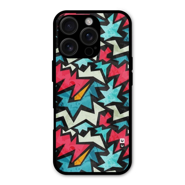 Electric Color Design Metal Back Case for iPhone 16 Pro
