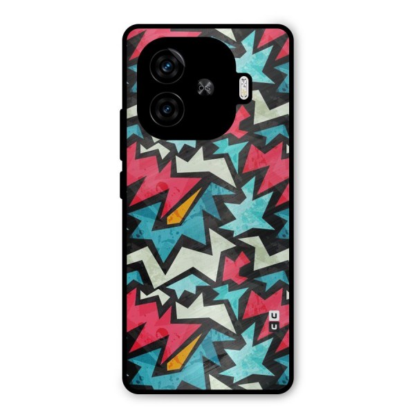 Electric Color Design Metal Back Case for iQOO Z9 Turbo