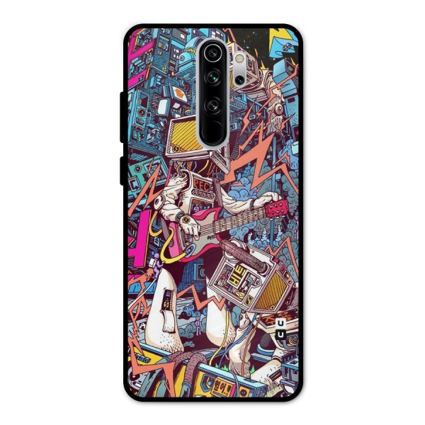 Electric Colors Metal Back Case for Redmi Note 8 Pro