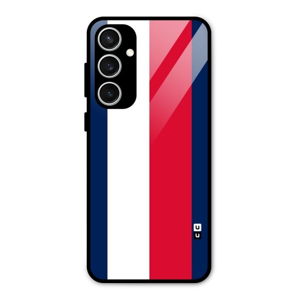 Electric Colors Stripe Glass Back Case for Galaxy S23 FE