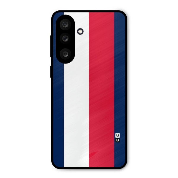 Electric Colors Stripe Metal Back Case for Galaxy M56