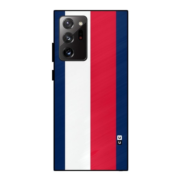 Electric Colors Stripe Metal Back Case for Galaxy Note 20 Ultra 5G