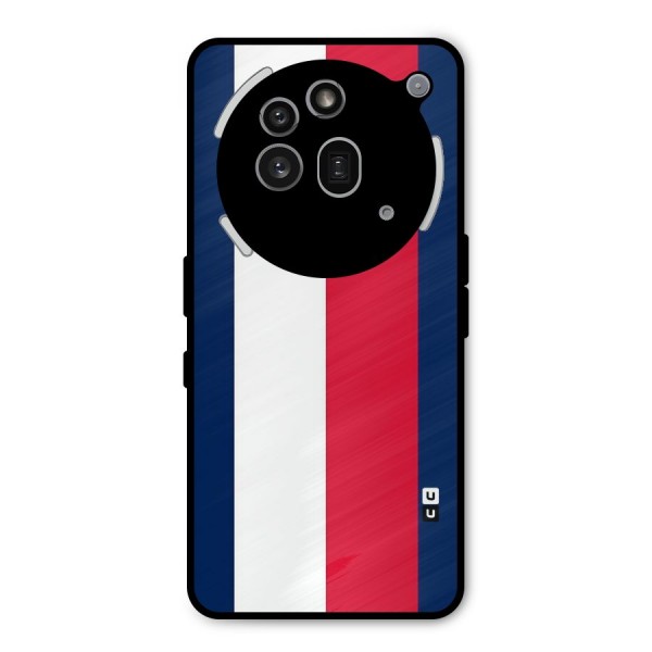 Electric Colors Stripe Metal Back Case for Nothing Phone 3a Pro